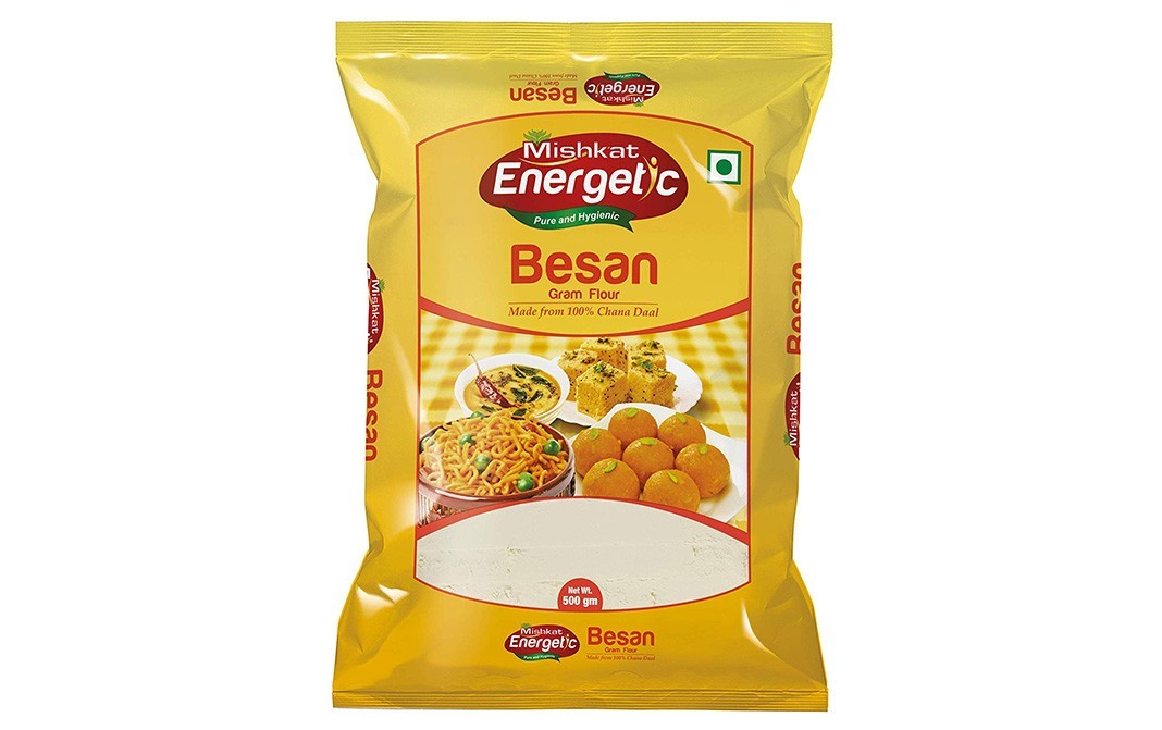 Mishkat Energetic Besan (Gram Flour)   Pack  500 grams
